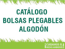 Catálogo Bolsas plegables de algodón