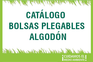 Catálogo Bolsas plegables de algodón