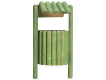 Papelera de madera DB7 DAROCA