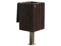 Papelera de madera DB7 RIUDECANYES