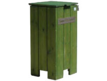 Papelera de madera DB7 TENES