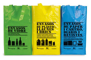 Pack bolsas reciclaje DJ