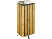 Papelera de madera DV 7134