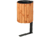 Papelera de madera DV 73005