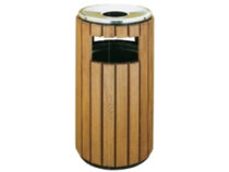 Papelera de madera DV 7424