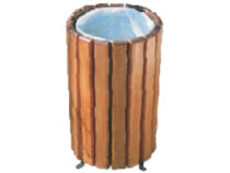 Papelera de madera DV 71234