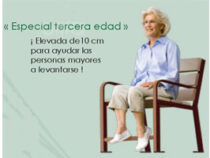 Silla de una plaza especial para la tercera edad