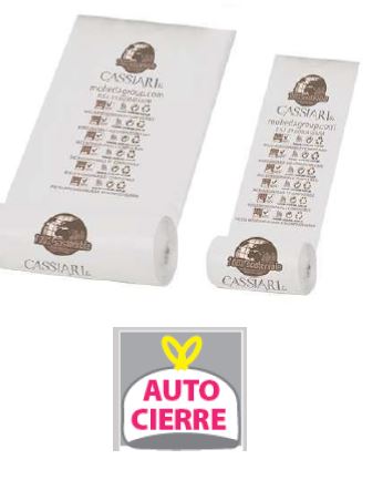 Bolsa compostable Auto cierre 10l MG rollo 20